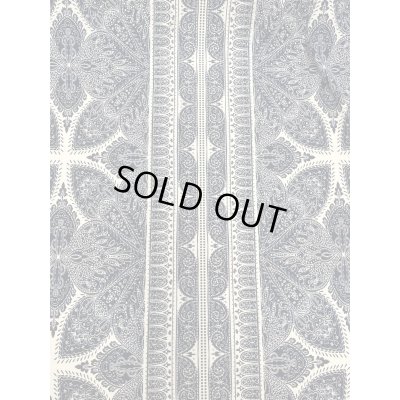 画像8: 生地：ペイズリー柄ポリエステル2WAYニット（キナリ×青）