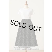 生地：ポリエステルウール両面ジャガード（黒×グレー）