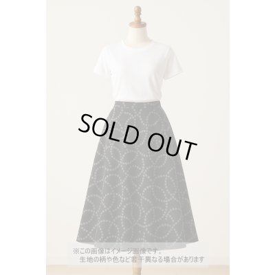 画像1: 生地：ポリエステルウール両面ジャガード（黒×グレー）