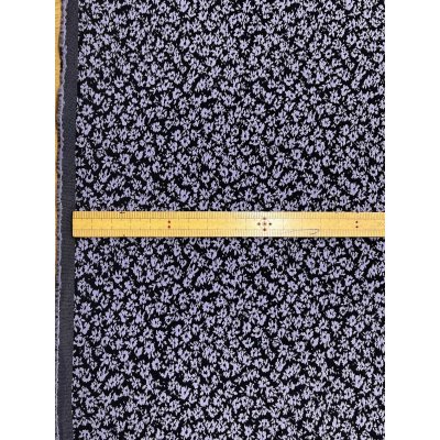 画像2: 生地：ポリエステル小花柄エンボスシャーリング（紺×パープル）