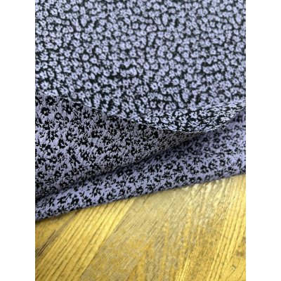 画像3: 生地：ポリエステル小花柄エンボスシャーリング（紺×パープル）