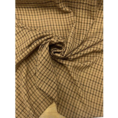 画像7: 生地：ポリエステルチェック柄（茶×黒）