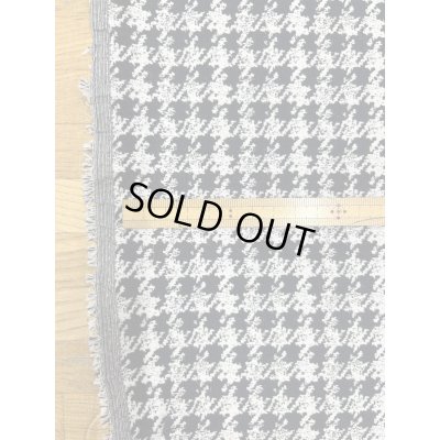 画像3: 生地：千鳥格子2WAYストレッチ（白×黒）