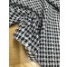 画像5: 生地：千鳥格子2WAYストレッチ（白×黒） (5)