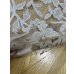 画像4: 生地：オーガンジー花柄刺繍レース（ベージュ） (4)