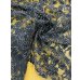 画像6: 生地：オーガンジー花柄刺繍レース（ネイビー） (6)
