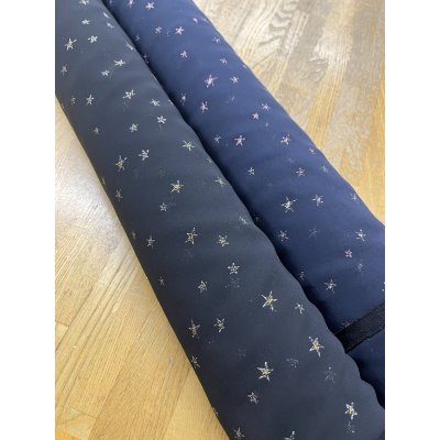 画像8: 生地：星刺繍 シフォン（ネイビー／ピンク）
