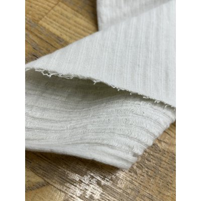 画像8: 生地：綿100％ ストライプ織りニット（サンドベージュ）