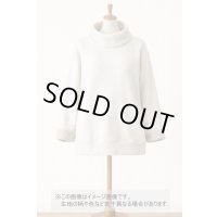 生地：綿100％ 裏ループ（ホワイト×ベージュ）