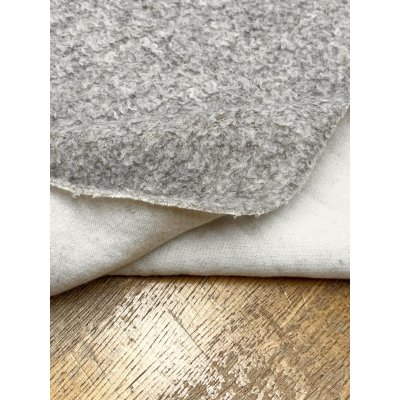 画像7: 生地：綿100％ 裏ループ（ホワイト×ベージュ）