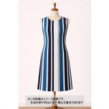 生地：ポリエステル 2WAYストレッチ（ホワイト×ブルー）