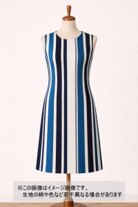 生地：ポリエステル 2WAYストレッチ（ホワイト×ブルー）