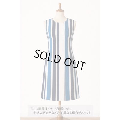 画像1: 生地：ポリエステル 2WAYストレッチ（ホワイト×ブルー）