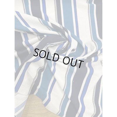 画像7: 生地：ポリエステル 2WAYストレッチ（ホワイト×ブルー）