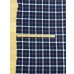 画像2: 生地：綿100％ チェック柄（紺／茶／白） (2)