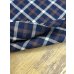 画像6: 生地：綿100％ チェック柄（紺／茶／白） (6)
