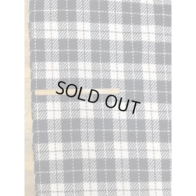 画像2: 生地：ウール100％ チェックラメ（ホワイト／ブラック）