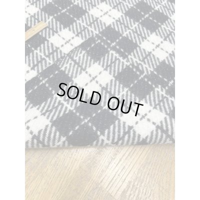 画像4: 生地：ウール100％ チェックラメ（ホワイト／ブラック）