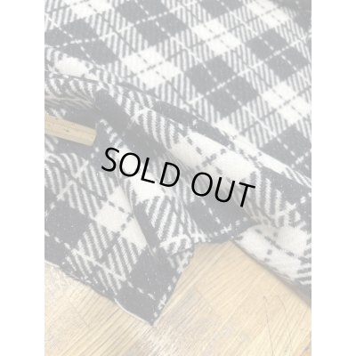 画像6: 生地：ウール100％ チェックラメ（ホワイト／ブラック）