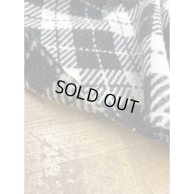 画像9: 生地：ウール100％ チェックラメ（ホワイト／ブラック）