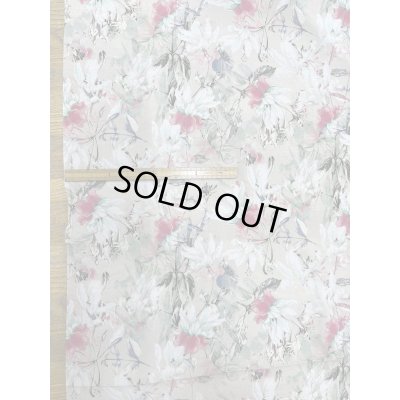 画像2: 生地：ポリエステル100％ フローラルプリント（ヴィンテージクリーム）