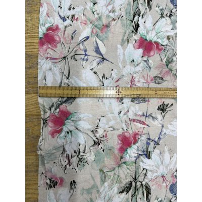 画像3: 生地：ポリエステル100％ フローラルプリント（ヴィンテージクリーム）