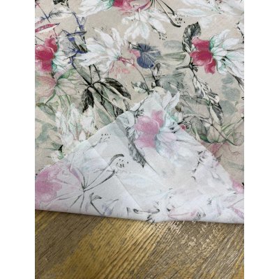 画像4: 生地：ポリエステル100％ フローラルプリント（ヴィンテージクリーム）