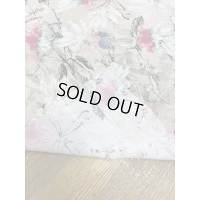 画像4: 生地：ポリエステル100％ フローラルプリント（ヴィンテージクリーム）
