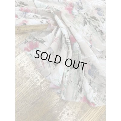 画像6: 生地：ポリエステル100％ フローラルプリント（ヴィンテージクリーム）