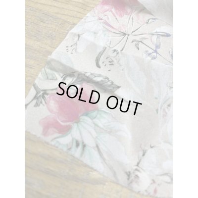 画像8: 生地：ポリエステル100％ フローラルプリント（ヴィンテージクリーム）