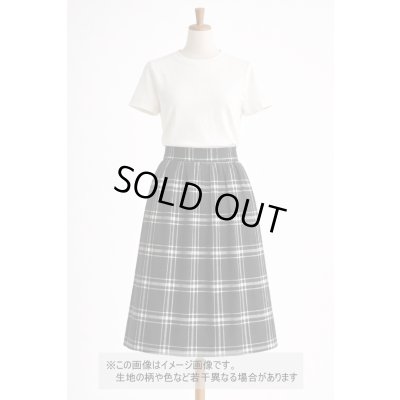 画像1: 生地：綿100％ チェック柄（黒／白）