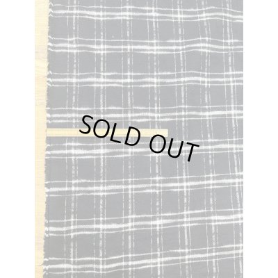画像2: 生地：綿100％ チェック柄（黒／白）