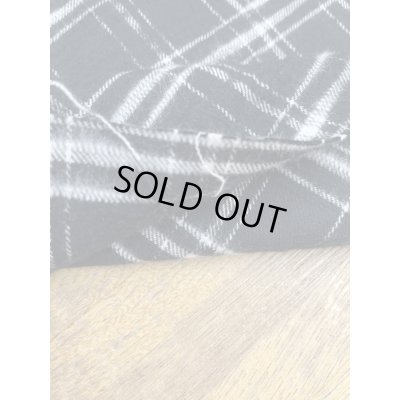 画像5: 生地：綿100％ チェック柄（黒／白）