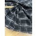 画像6: 生地：綿100％ チェック柄（黒／白） (6)