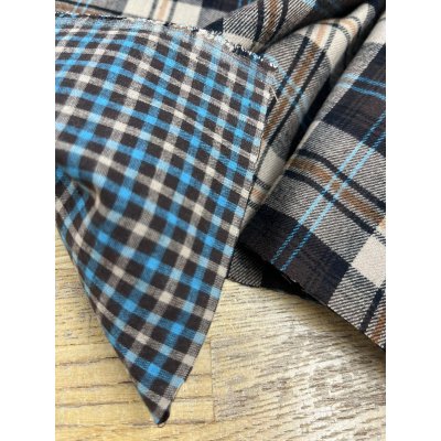 画像9: 生地：コットンチェック リバーシブル（ベージュ）