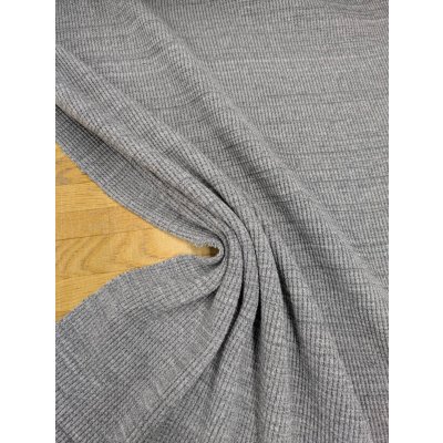 画像5: 生地：綿ポリエステル 霜降りテレコニット（杢ライトグレー）