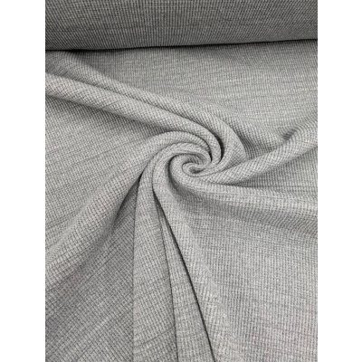 画像6: 生地：綿ポリエステル 霜降りテレコニット（杢ライトグレー）