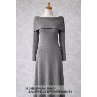 生地：綿ポリエステル 霜降りテレコニット（杢グレー）