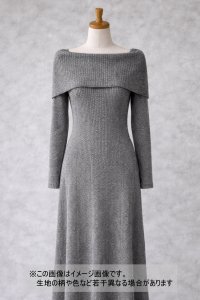 生地：綿ポリエステル 霜降りテレコニット（杢グレー）