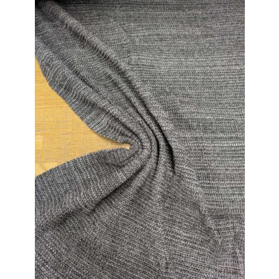 画像6: 生地：綿ポリエステル 霜降りテレコニット（杢グレー）