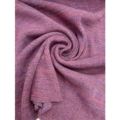 画像7: 生地：綿ポリエステル 霜降りテレコニット（杢ピンク）