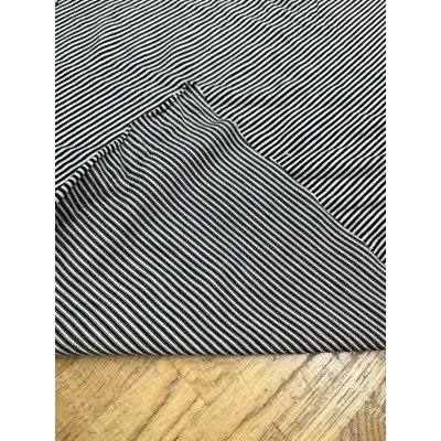 画像4: 生地：ポリエステル100％ ボーダー2WAYストレッチニット（白／黒）