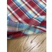 画像5: 生地：綿100%ヘビーツイルチェック柄（レッド×ブルー） (5)