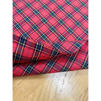 画像5: 生地：綿100％ タータンチェック（レッド×ネイビー）