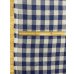 画像3: 生地：綿100％先染め綿麻キャンバスチェック柄（生成×紺） (3)