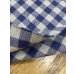画像5: 生地：綿100％先染め綿麻キャンバスチェック柄（生成×紺） (5)