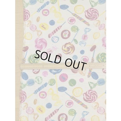 画像3: 生地：ポリエステル100％ キャンディ柄プリント（白）