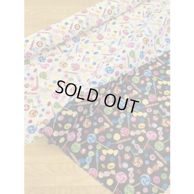 画像8: 生地：ポリエステル100％ キャンディ柄プリント（白）