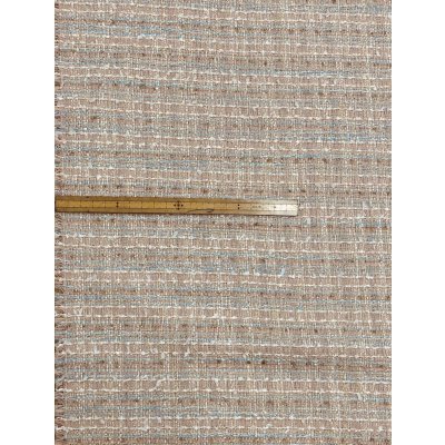 画像2: 生地：コットンポリ ファンシーツイード／ざっくり編み（薄ピンク）