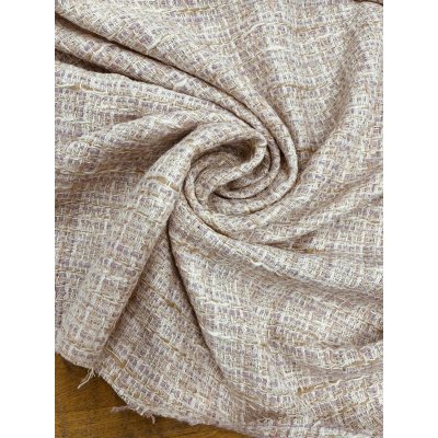 画像7: 生地：コットンポリ ファンシーツイード（ベージュピンク）